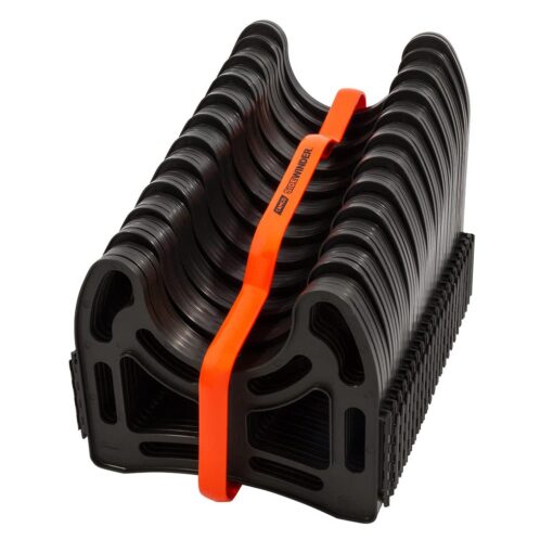 Camco Sidewinder 20-Ft Camper/RV Sewer Hose Support | Telescoping Design Flexes Around Obstacles & Deep Cradles Secure Sewer Hose | Out-of-the-Box Ready & Folds for RV Storage and Organization (43051) Standard Packaging