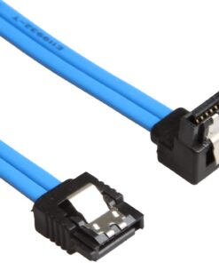 Alternative view of Relper-Lineso 6 Pack 90 Degree Right-Angle SATA III Cable 6.0 Gbps with Locking Latch 18Inch (6X Sata Cable Blue)