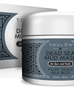 TOULON Best Mud Mask - Dead Sea Face Mask; Exfoliating Facial Mask with Minerals, Blackhead Remover Acne Treatment. Sensitive Scrub. Black Mud for Men, Women and Kids 4 61eoNctwuML