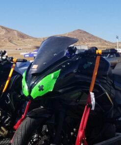 Cartman 6 Pack 1"x18" Soft Loop Motorcycle Tie Down Straps 3600lbs Load Capacity Tie-Down Loops for Secure Trailering of Bikes, ATV, Lawn Equipment, Orange 6pk Orange 33 61eqfl458IL