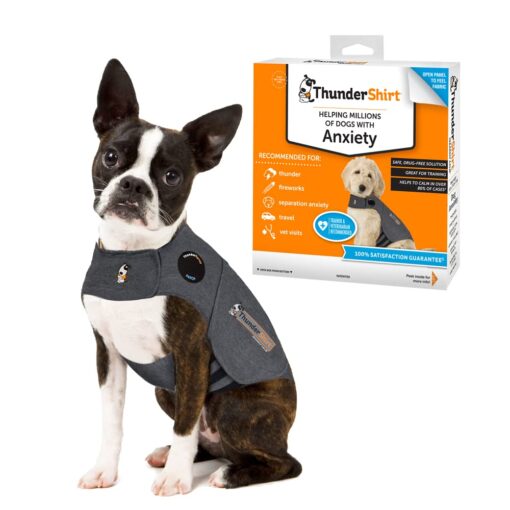 Thundershirt Dog Anxiety Treatment - Gray (Extra Small) Jacket Only XS Heather Grey