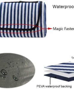 Wicker Picnic Basket for 2 with Waterproof Picnic Blanket, Picnic Set for 2 with Sand-Proof Beach Mat,Willow Hamper Service Gift Set for Camping and Outdoor Party Best Gift 15.4" For 2 38 61erEeGclkL