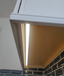 Muzata 6-Pack 3.3ft/1Meter U Shape LED Aluminum Channel System with Cover, End Caps and Mounting Clips Aluminum Profile for Under Cabinet LED Strip Light Installations U1SW WW LU1 59 61erfU4FlxL