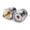 DHT Electronics 2pcs RF coaxial Coax Adapter SMA Female to UHF Female SO-239 SO239 16 61esKRMufTL