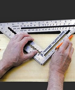 Swanson Tool Co S0107 "Big 12" 12-Inch Speed Square Layout Tool with Blue Book 12" Speed Square 9 61esTjuNu8S