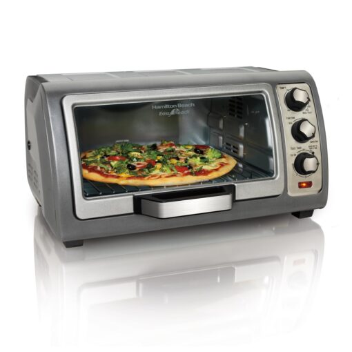 Hamilton Beach (31126) Toaster Oven, Convection Oven, Easy Reach,Silver