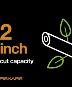 Fiskars 32" PowerGear2 Steel Blade Garden Bypass Lopper and Tree Trimmer - Sharp Precision-Ground Steel Blade Tree Cutter Blade for Branches up to 2" Diameter 32 in 27 61esb6eN64L