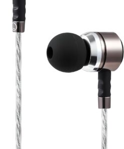 sephia SP3060 Wired Headphones, HD Bass Driven Audio, Lightweight Aluminum Wired in Ear Earbud Headphones, S/M/L Ear Bud Tips, Earphone Case, 3.5mm Tangle-Free Cord (Without Mic) 33 61etkCjVaOL