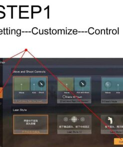 MIWORM Mobile Controller - Mobile Game Controller, Cellphone Game Trigger, Battle Royale Sensitive Shoot and Aim Gift for Kids (Mobile Game Controller E) Mobile Game Controller E 20 61ew AIQi4L