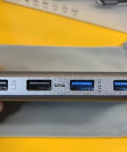 UtechSmart USB C Hub,Triple Display USB C Laptop Docking Station, 11 in 1 USB C Dock with Dual HDMI, VGA, PD3.0, SD TF Card Slot, 4 USB Ports Dual Monitor Adapter Compatible for MacBook and Windows Grey 42 61extmY9jcL 1