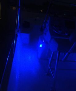 Partsam 4Pcs 3" Inch Round Chrome Marine Boat Lights Blue LED Transom Mount Stern Anchor Navigation Lights IP67 Waterproof, Boat LED Stern Lights, Night Fishing Lights,Deck Lights, 12V, Surface Mount 41 61eyDNI3cnL