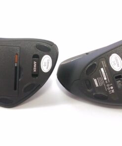 Anker 2.4G Wireless Vertical Ergonomic Optical Mouse, 800 / 1200 /1600 DPI, 5 Buttons for Laptop, Desktop, PC, Macbook - Black 54 61ezDCuTrL