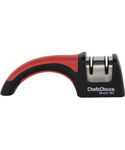 Chef'sChoice 463 Pronto Hone for 15-Degree Serrated and Straight Knives Diamond Abrasives Fast Sharpening, 2-Stage, Black 17 61f0FGptwTL