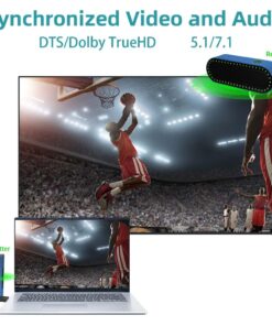 Awakelion FiveHome Wireless HDMI Extender 1080P@60Hz HDMI Transmitter & Receiver kit with HDMI KVM USB Extender for Mouse/Keyboard,0-Latency, Up to 100ft_-H2 pro H2 Pro New 9 61f3aqH8twL