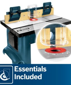BOSCH RA1181 Benchtop Router Table 27 in. x 18 in. Aluminum Top with 2-1/2 in. Vacuum Hose Port 56 61f4RDX9nL