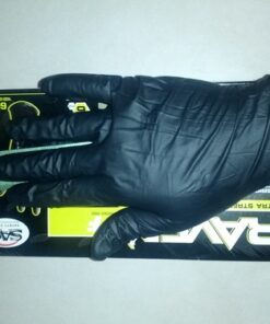 SAS Raven Powder Free Nitrile Disposable Gloves | 7 Mil - Lg | Latex Free, Chemical + Puncture Resistant, Textured Grip, Single Use | for Automotive, Industrial, Janitorial, MRO, Food Service 41 61f6vcvGOhL