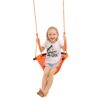 JKsmart Swing Seat for Kids Heavy Duty Rope Play Secure Children Swing Set,Perfect for Indoor,Outdoor,Playground,Home,Tree,with Snap Hooks and Swing Straps,440 lbs Capacity,Orange Orange Swing Seat 18 61f8IFiLhVL