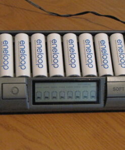 Powerex MH-C800S 8-Cell Smart Charger for AA / AAA NiMH / NiCD,Grey Charger only 18 61fAsM3wLWL