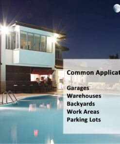 USTELLAR 2 Pack 80W LED Flood Light IP66 Waterproof Outdoor Super Bright Security Lights 800W Equiv, 5000K Daylight White Outside Floodlight Landscape Wall Lights 80.0 Watts 36 61fCQ4myLLL