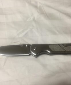 Sanrenmu 7010 Folding Pocket Knife EDC Knife 12C27 Blade Frame Lock Stainless Steel Handle with Clip 46 61fCsvKr3yL
