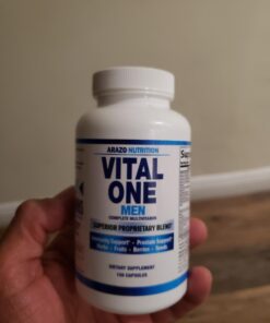 Vital One Multivitamin for Men – Daily Wholefood Supplement - 150 Vegan Capsules – Arazo Nutrition 35 61fEfRurohL