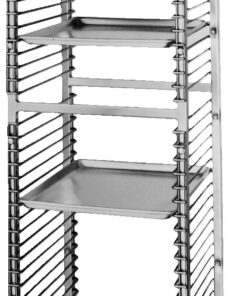 Channel Manufacturing 560NS 36 Pan Front Load Stainless Steel Bun / Sheet Pan Rack with Wire Slides - Assembled