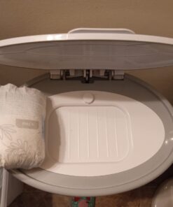 DEKOR Diaper Classic Hands-Free Diaper Pail | White | Easiest to Use | Just Step – Drop – Done | Doesn’t Absorb Odors | 20 Second Bag Change | Most Economical Refill System 43 61fJjGM0mhL