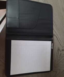 Samsill Professional Padfolio, Business Portfolio, Black, Includes 8.5 x 11 Writing Pad Full Size - 8.5x11 1 Pack 61 61fK3JlJhOL