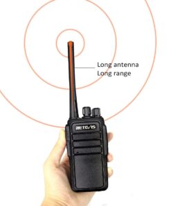 Alternative view of Case of 5,Retevis RT21 Walkie Talkies for Adults Long Range, Handfree Rugged Two Way Radio with Earpiece for Commercial Construction Warehouse Security 2 Way Radios Black