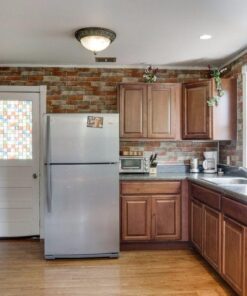 Wallpaper Faux Smooth Rust Tuscan Brick Wall, Looks Real Up! 11 yd 54 61fPghgnr9L