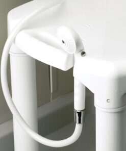 Carex Universal Bath Seat and Shower Chair - Bath Chair Supports Up To 400 Pounds - Adjustable Height Shower Bench, Plastic Stool For Shower, Shower Seat 32 61fSH1xgcwL