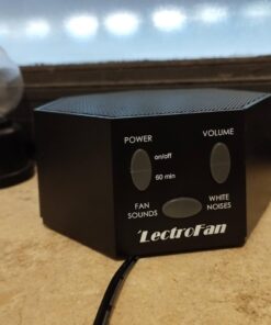 LectroFan High Fidelity White Noise Machine with 20 Unique Non-Looping Fan and White Noise Sounds and Sleep Timer Classic-Black Black Standard Packaging 38 61fSL0JmoL