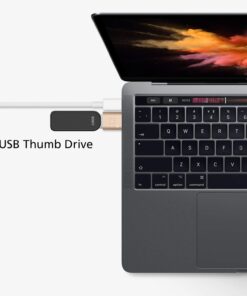 nonda USB C to USB Adapter,USB-C to USB 3.0 Adapter,USB Type-C to USB,Thunderbolt 3 to USB Female Adapter OTG for MacBook Pro 2016,MacBook Air 2018,MacBook 12 inch,and More Type-C devices(Gold) Gold 1 Pack 24 61fTiLyecIL