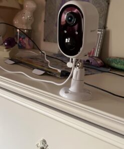 Sense-U Security Wireless Camera 2 for Outdoor or Indoor, FSA&HSA Eligible, HD Smart Monitor for Baby, Pet, Human, with Night Vision, PIR Motion Detection, Siren Alarm, No Monthly Fee 37 61fVELZJYRL