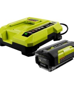 Ryobi OP4026 40-Volt Lithium-ion Battery 130186012 and OP401 40 Volt Lithium-ion Charger