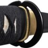 Handmade Sword - Fully Practical Samurai Tanto Sword, Musashi Tsuba, 1080 Carbon Steel, Hand Forged Heat Tempered, Full Tang, Sharp, Back Scabbard, Certificate 7 61fbcFs35iL