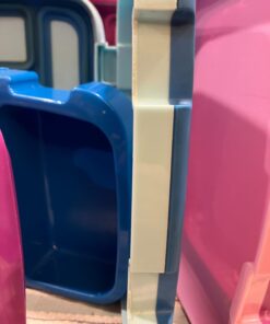 Bentgo® Kids Bento-Style 5-Compartment Lunch Box - Ideal Portion Sizes for Ages 3 to 7 - Leak-Proof, Drop-Proof, Dishwasher Safe, BPA-Free, & Made with Food-Safe Materials (Blue) Blue 30 61fcLbRzNFL