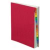 Pendaflex A-Z Expanding Desk File, Letter Size, Red Pressboard Cover (11017)