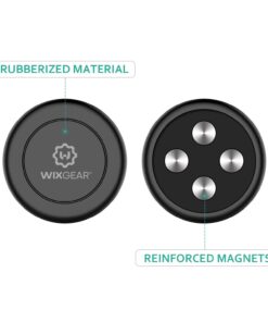 WixGear Universal Flat Stick On Dashboard Magnetic Car Mount Holder for Cell Phones and Mini Tablets with Fast Swift-Snap Technology - Extra Slim 43 61ffJTAoShL