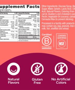 OLLY Women's Multivitamin Gummy, Overall Health and Immune Support, Vitamins A, D, C, E, Biotin, Folic Acid, Adult Chewable Vitamin, Berry, 45 Day Supply - 90 Count (Pack of 1) Gummies 25 61fjfSfiyqL