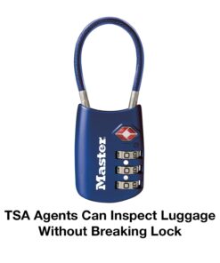 Master Lock TSA Set Your Own Combination Luggage Lock, TSA Approved Lock for Backpacks, Bags and Luggage, Colors May Vary 24 61fjfqEueLL