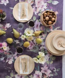 bambu, 7 Inch Round Bamboo Plates, Package of 25, Veneerware Party, Wedding, and Event Plates, Compostable and Eco Friendly Flatware, Great For Any Occasion - 100% Natural 7 Inches, Pack of 25 6 61fmslnMlL