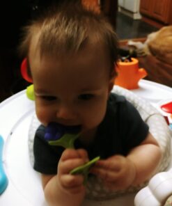 Innobaby Original Teethin Smart EZ Grip Fruit Teether and Sensory Toy for Babies and Toddlers in Grape. BPA Free Teether 20 61fp jw4D8L