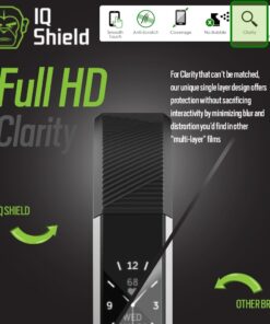 IQShield Screen Protector Compatible with Fitbit Alta HR (2017,Alta 2016,Ace 2018)(6-Pack) Anti-Bubble Clear TPU Film 1.38 INCH 34 61frCW49H5L