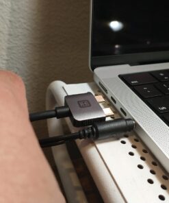 TOBENONE USB C Docking Station for 15 in MacBook - Dual Monitor Docking Station With 2 HDMI, 6 USB A, SD/Micro SD, LAN, 87W PD, Grey UDS013-No Power Adapter 49 61frXNjUcL