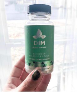 DIM Supplement Pure 200 Mg for Women or Men – Estrogen Hormone Balance Supplement for Energy, Fatigue, Stress, Menopause, Hot Flashes – Enhanced Bioavailability BioPerine – 60 Vegan Soft Capsules 33 61ftqVr7ySL