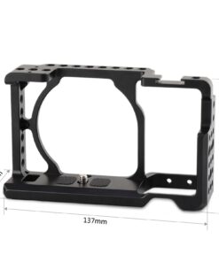 Alternative view of SmallRig Camera Cage only for Sony A6000 A6300 ILCE-6000 ILCE-6300 NEX7, A6000 Cage with 1/4" 3/8" Mounting Points and Built-in Cold Shoe - 1661