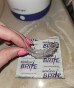 Retainer Brite - Retainer Cleaner Tablets for Invisalign, Mouth Guard Cleaner, Night Guard Cleaner and More. Cleaning Tablets for Ultrasonic Cleaners. 120 Tablets - 4 Month Supply. Made in USA 37 61fwauIN4sL