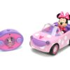 Disney Junior Minnie Mouse Roadster RC Car with Polka Dots, 27 MHz, Pink with White Polka Dots, Standard (97161) 50 61fwuisrByL