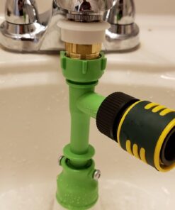 DANCO Dishwasher Snap Coupling Adapter, 15/16 in.-27M or 55/64 in.-27F x 3/4 in. GHTM, Brass (10521), Brass/Antique Brass 25 61fxi19KJGL
